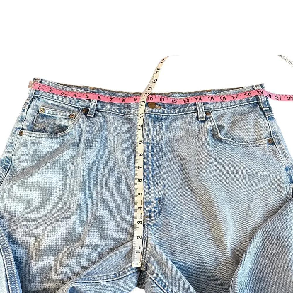 Carhartt Tapered Straight Traditional Fit Denim Jeans Light Wash Blue 40x29